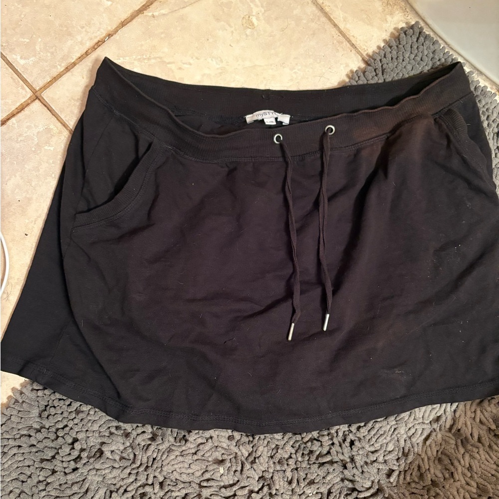 Women's Black Skort